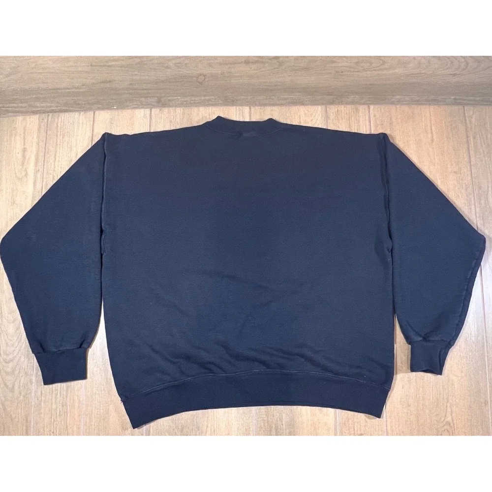 Kansas City Chiefs Touchdown Sweatshirt Hanes Ultimate‎ Cotton Large Black